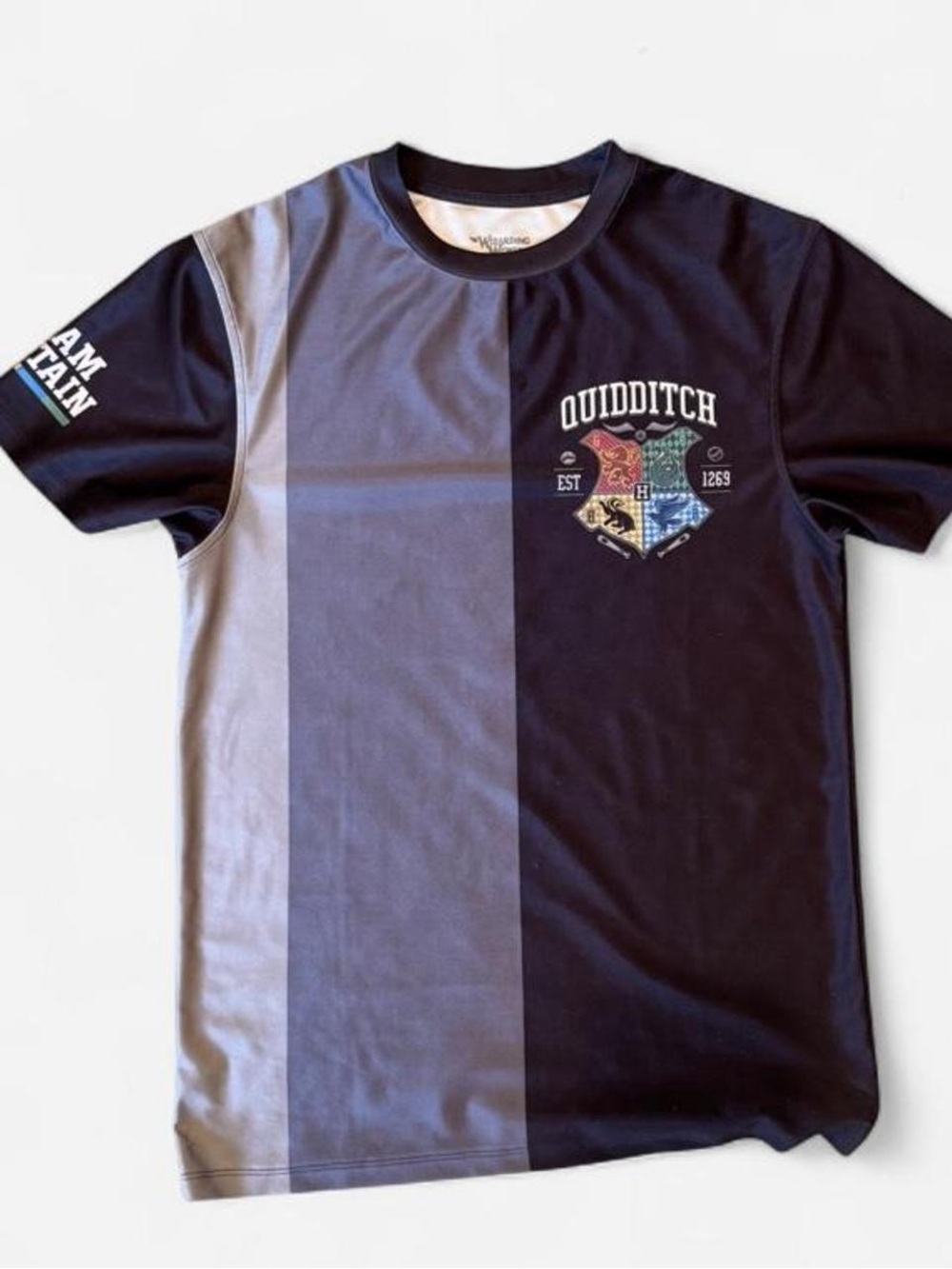 Harry Potter Hogwarts Quidditch Team Captain Athletic Shirt Size S